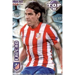 Falcao Top Azul Mate Atlético Madrid 626 Las Fichas de la Liga 2012 Official Quiz Game Collection
