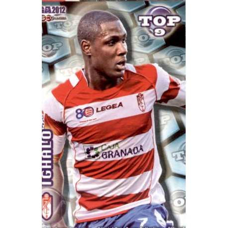 Ighalo Top Azul Mate Granada 630 Las Fichas de la Liga 2012 Official Quiz Game Collection