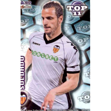 Soldado Top Azul Mate Valencia 631 Las Fichas de la Liga 2012 Official Quiz Game Collection