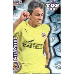 Nilmar Top Azul Mate Villarreal 632 Las Fichas de la Liga 2012 Official Quiz Game Collection