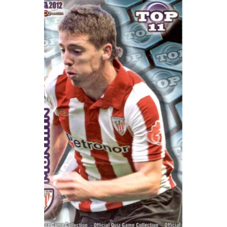 Muniain Top Azul Mate Athletic Club 634 Las Fichas de la Liga 2012 Official Quiz Game Collection