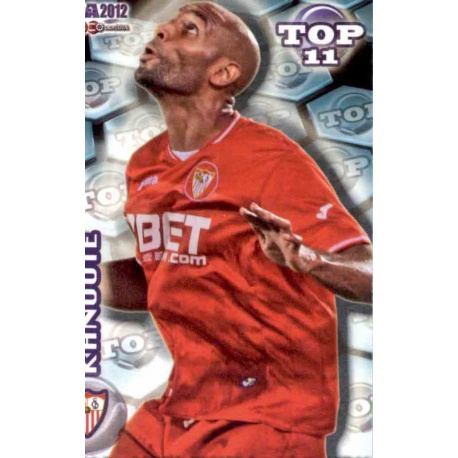 Kanouté Top Azul Mate Sevilla 635 Las Fichas de la Liga 2012 Official Quiz Game Collection