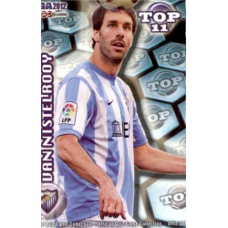 Van Nistelrooy Top Azul Mate Málaga 636 Las Fichas de la Liga 2012 Official Quiz Game Collection