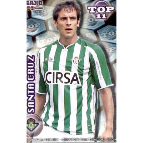 Santa Cruz Top Azul Mate Betis 637 Las Fichas de la Liga 2012 Official Quiz Game Collection