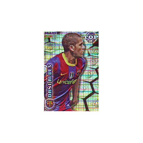 Dani Alves Top Blue Square Barcelona 550 Las Fichas de la Liga 2012 Official Quiz Game Collection