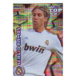 Sergio Ramos Top Azul Cuadros Real Madrid 551 Las Fichas de la Liga 2012 Official Quiz Game Collection