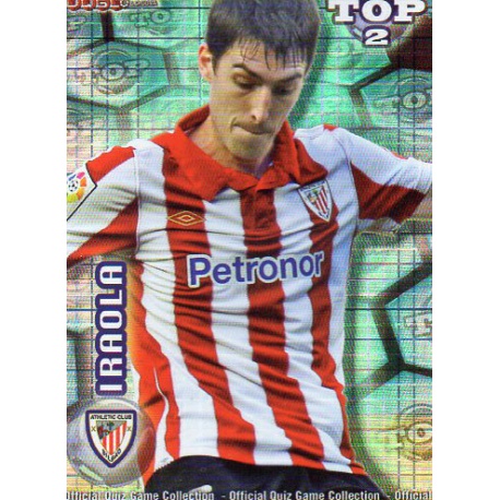 Iraola Top Blue Square Athletic Club 552 Las Fichas de la Liga 2012 Official Quiz Game Collection