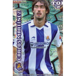 Carlos Martínez Top Blue Square Real Sociedad 553 Las Fichas de la Liga 2012 Official Quiz Game Collection