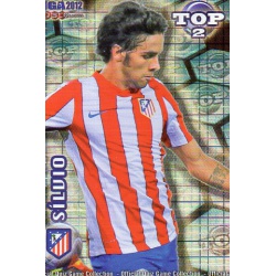 Sílvio Top Blue Square Atlético Madrid 554 Las Fichas de la Liga 2012 Official Quiz Game Collection