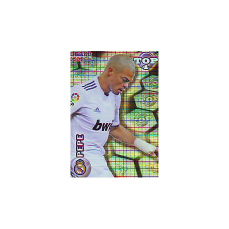 Pepe Top Blue Square Real Madrid 560 Las Fichas de la Liga 2012 Official Quiz Game Collection