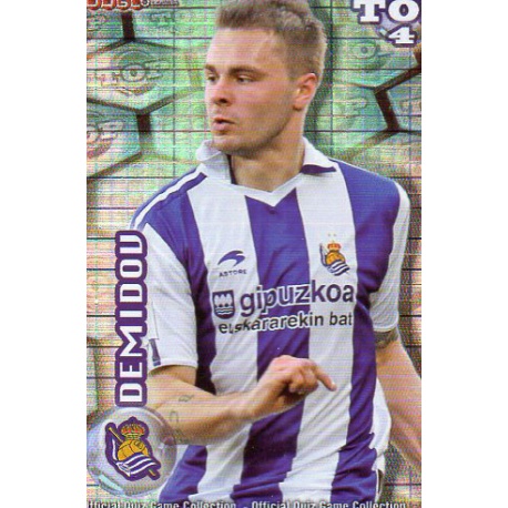 Demidov Top Blue Square Real Sociedad 562 Las Fichas de la Liga 2012 Official Quiz Game Collection