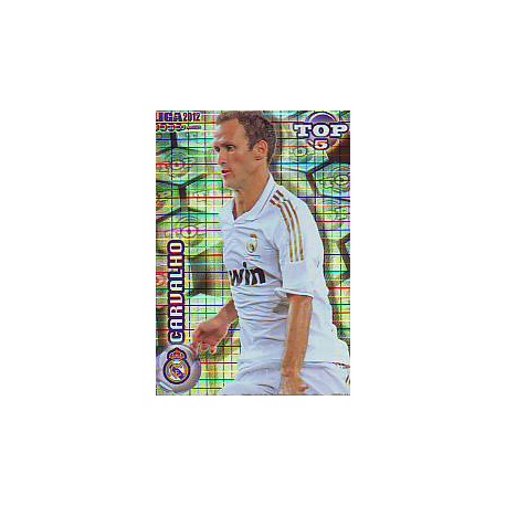 Ricardo Carvalho Top Blue Square Real Madrid 569 Las Fichas de la Liga 2012 Official Quiz Game Collection