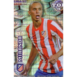 Miranda Top Blue Square Atlético Madrid 574 Las Fichas de la Liga 2012 Official Quiz Game Collection