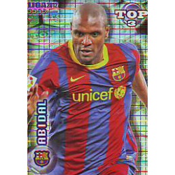 Abidal Top Blue Square Barcelona 577 Las Fichas de la Liga 2012 Official Quiz Game Collection