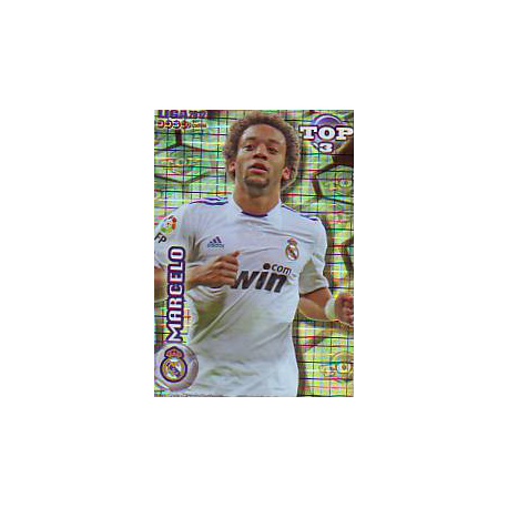 Marcelo Top Blue Square Real Madrid 578 Las Fichas de la Liga 2012 Official Quiz Game Collection