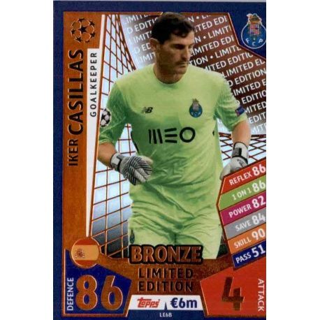 Radamel Falcao Limited Edition Bronze LE2B Match Attax Champions 2017-18