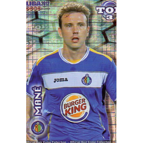 Mané Top Blue Square Getafe 583 Las Fichas de la Liga 2012 Official Quiz Game Collection