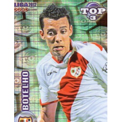Botelho Top Blue Square Rayo Vallecano 584 Las Fichas de la Liga 2012 Official Quiz Game Collection