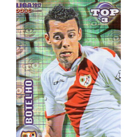 Botelho Top Blue Square Rayo Vallecano 584 Las Fichas de la Liga 2012 Official Quiz Game Collection