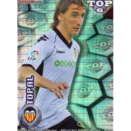 Topal Top Blue Square Valencia 588 Las Fichas de la Liga 2012 Official Quiz Game Collection