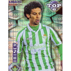 Iriney Top Blue Square Betis 593 Las Fichas de la Liga 2012 Official Quiz Game Collection
