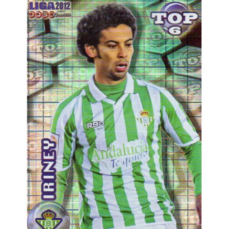Iriney Top Blue Square Betis 593 Las Fichas de la Liga 2012 Official Quiz Game Collection