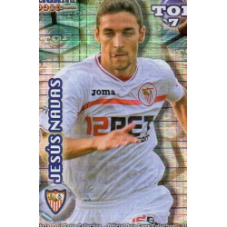 Jesús Navas Top Blue Square Sevilla 598 Las Fichas de la Liga 2012 Official Quiz Game Collection