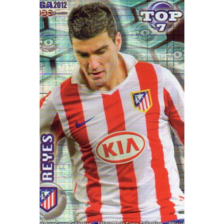 Reyes Top Blue Square Atlético Madrid 599 Las Fichas de la Liga 2012 Official Quiz Game Collection