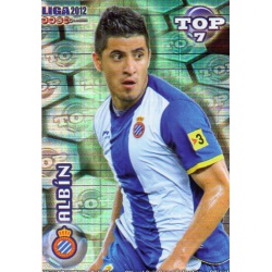 Albín Top Azul Cuadros Espanyol 600 Las Fichas de la Liga 2012 Official Quiz Game Collection