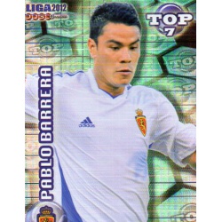 Pablo Barrera Top Blue Square Real Zaragoza 602 Las Fichas de la Liga 2012 Official Quiz Game Collection