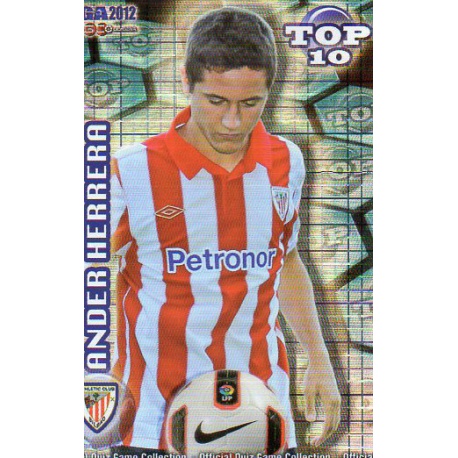 Ander Herrera Top Blue Square Athletic Club 617 Las Fichas de la Liga 2012 Official Quiz Game Collection
