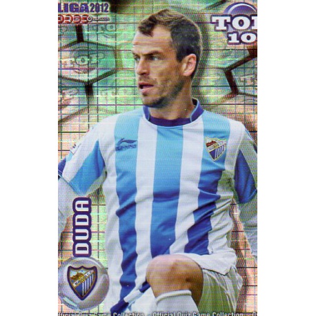 Duda Top Blue Square Málaga 619 Las Fichas de la Liga 2012 Official Quiz Game Collection