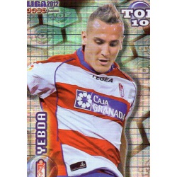 Yebda Top Blue Square Granada 621 Las Fichas de la Liga 2012 Official Quiz Game Collection