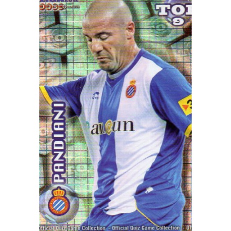 Pandiani Top Blue Square Espanyol 625 Las Fichas de la Liga 2012 Official Quiz Game Collection