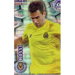 Rossi Top Azul Cuadros Villarreal 628 Las Fichas de la Liga 2012 Official Quiz Game Collection