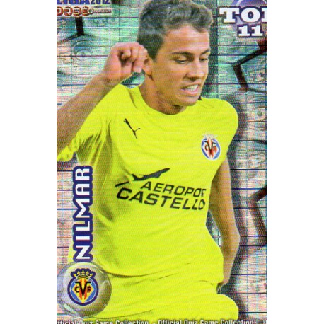 Nilmar Top Blue Square Villarreal 632 Las Fichas de la Liga 2012 Official Quiz Game Collection