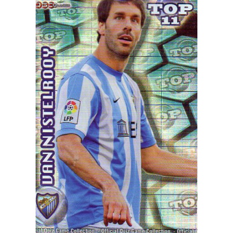 Van Nistelrooy Top Blue Square Málaga 636 Las Fichas de la Liga 2012 Official Quiz Game Collection