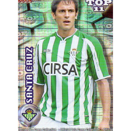 Santa Cruz Top Azul Cuadros Betis 637 Las Fichas de la Liga 2012 Official Quiz Game Collection