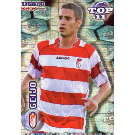 Geijó Top Blue Square Granada 639 Las Fichas de la Liga 2012 Official Quiz Game Collection