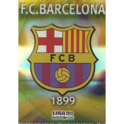 Escudo Rayas Horizontales Barcelona 1 Las Fichas de la Liga 2012 Official Quiz Game Collection