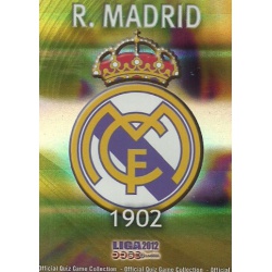 Escudo Rayas Horizontales Real Madrid 28 Las Fichas de la Liga 2012 Official Quiz Game Collection