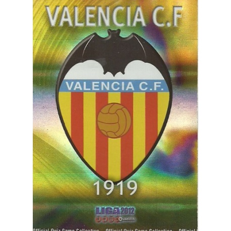 Emblem Horizontal Stripe Valencia 55 Las Fichas de la Liga 2012 Official Quiz Game Collection