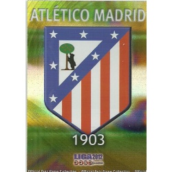 Escudo Rayas Horizontales Atlético Madrid 163 Las Fichas de la Liga 2012 Official Quiz Game Collection