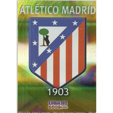 Escudo Rayas Horizontales Atlético Madrid 163 Las Fichas de la Liga 2012 Official Quiz Game Collection