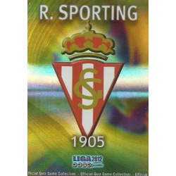 Escudo Rayas Horizontales Sporting 244 Las Fichas de la Liga 2012 Official Quiz Game Collection