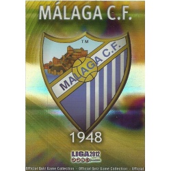 Escudo Rayas Horizontales Málaga 271 Las Fichas de la Liga 2012 Official Quiz Game Collection