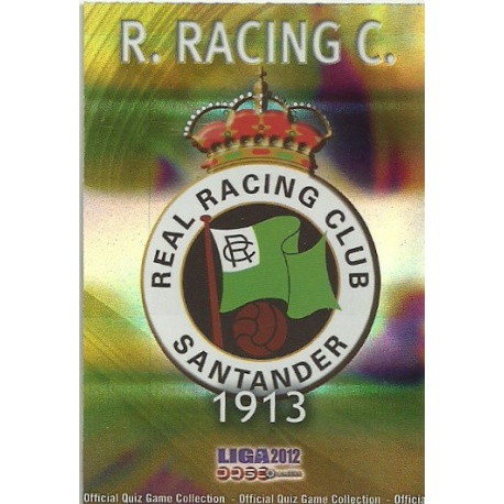 Emblem Horizontal Stripe Rácing 298 Las Fichas de la Liga 2012 Official Quiz Game Collection
