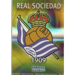 Escudo Rayas Horizontales Real Sociedad 379 Las Fichas de la Liga 2012 Official Quiz Game Collection