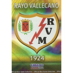 Escudo Rayas Horizontales Rayo Vallecano 487 Las Fichas de la Liga 2012 Official Quiz Game Collection