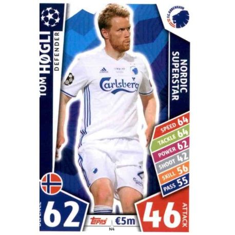 Tom Høgli Nordic Edition N4 Match Attax Champions 2017-18